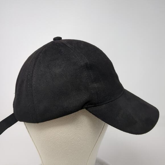 William B Slideback Baseball Cap Black One Size Adjustable Outdoor Blank Poly - Picture 5 of 9